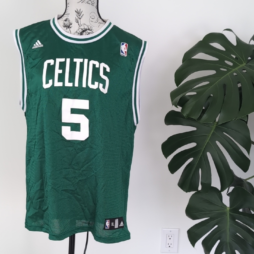 Adidas Green Celtics Jersey with White Accents